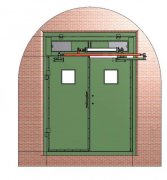 礦用無壓平衡風門